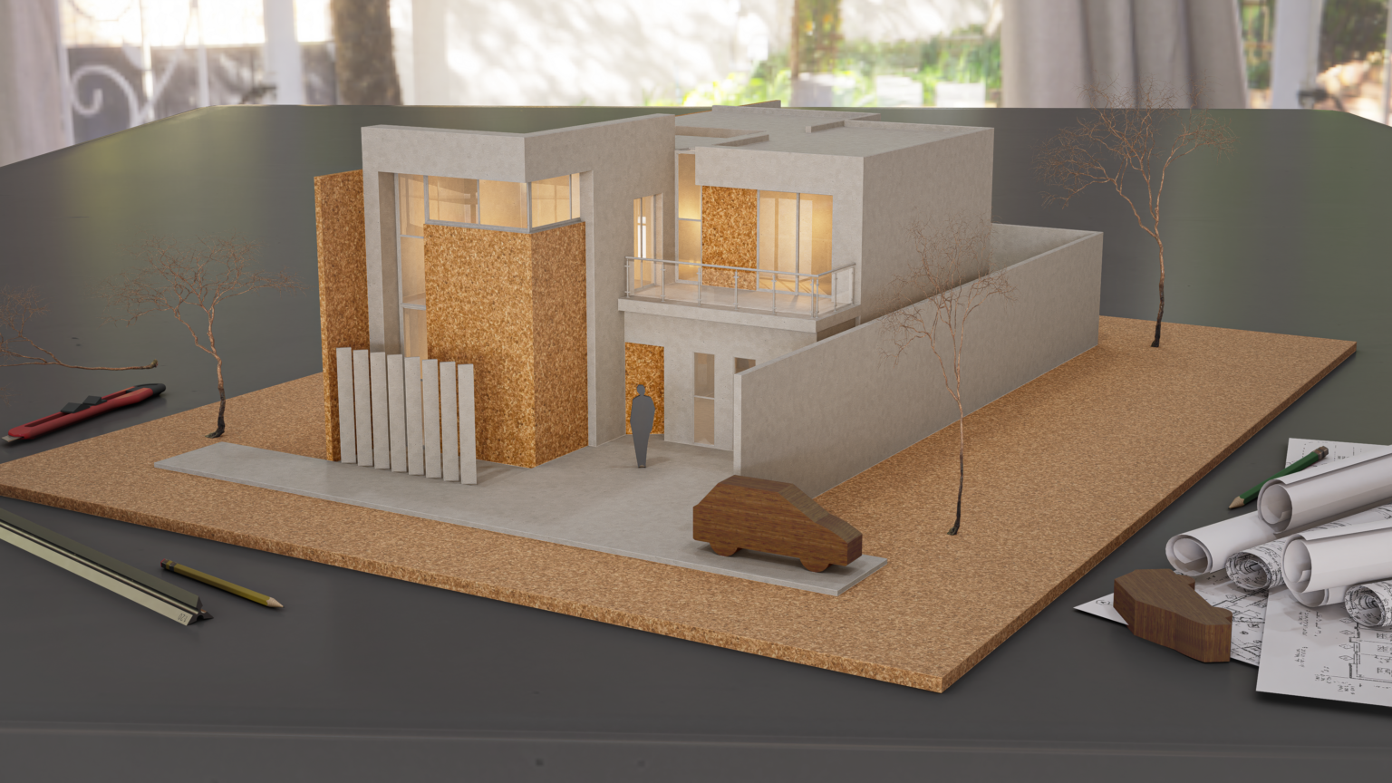Render tipo maqueta_ Juan Miguel Reyes Castro